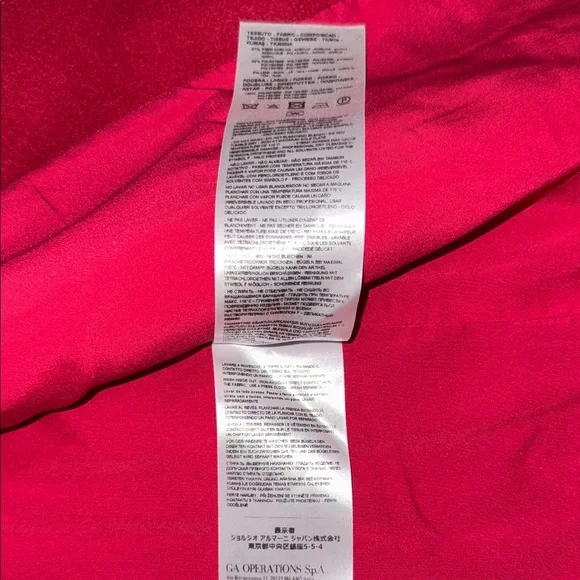 Armani NWT Stunning Long Wool blend Trench Coat - Picture 7 of 14